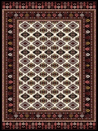 فرش مدرن,700 شانه طرح M11،توس مشهد,سورمه ای